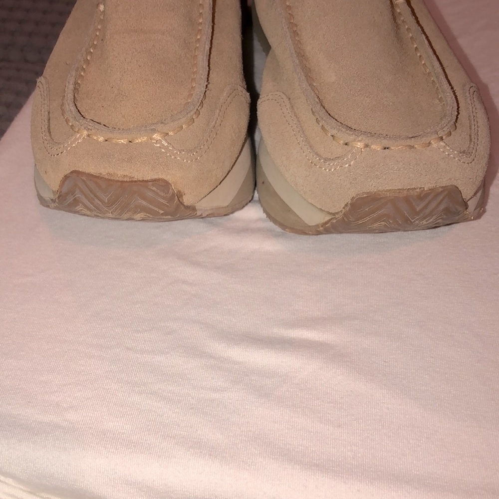 No Boundaries Beige Vintage Platform Canvas Slip on Shoes 8.5 - Picture 5 of 7
